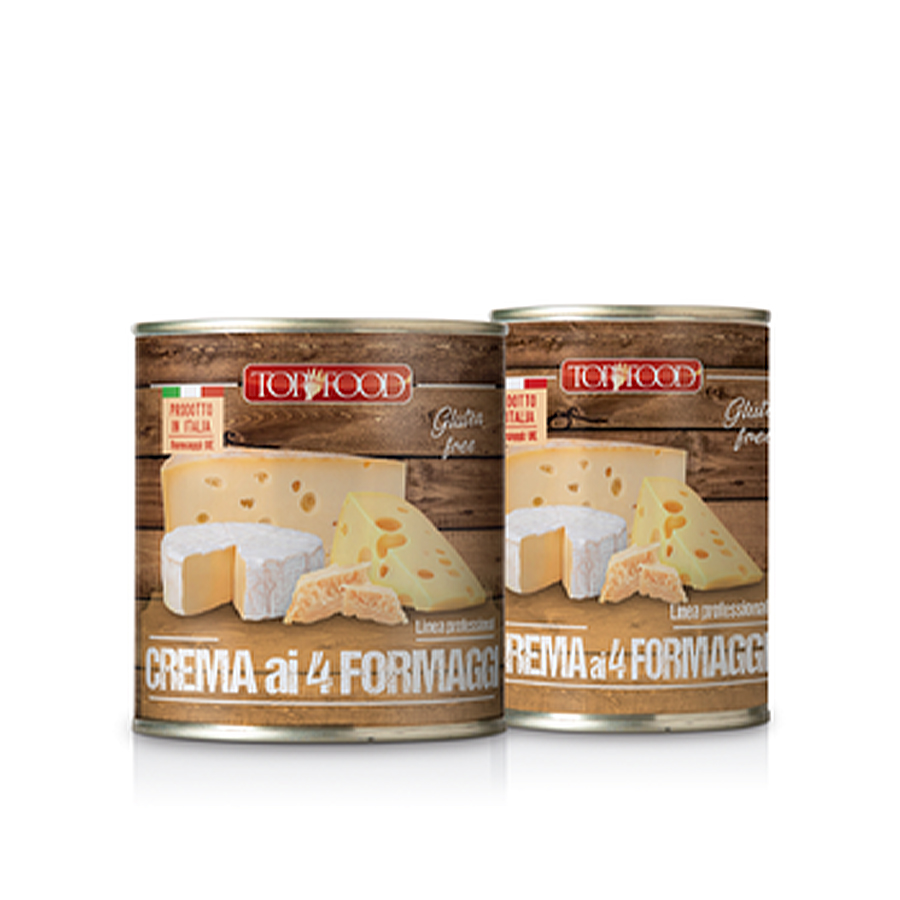 Salsa 4 Quesos TOP FOOD/MUCHO GUSTO (800g)