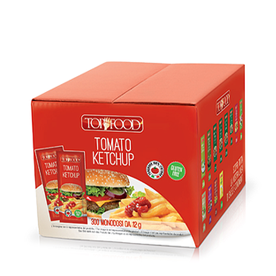 Ketchup Minidosis TOP FOOD/MUCHO GUSTO (12g)