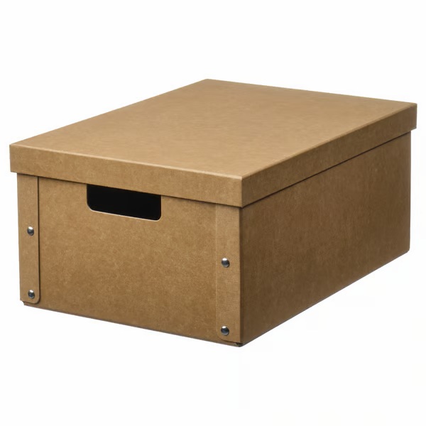 IKEA Caja C/Tapa Natural (25x35x16cm) GÄRDESGÅRD