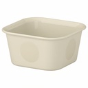 IKEA Portaobjetos Plástico Color Beige (10x10x5cm) NOJIG