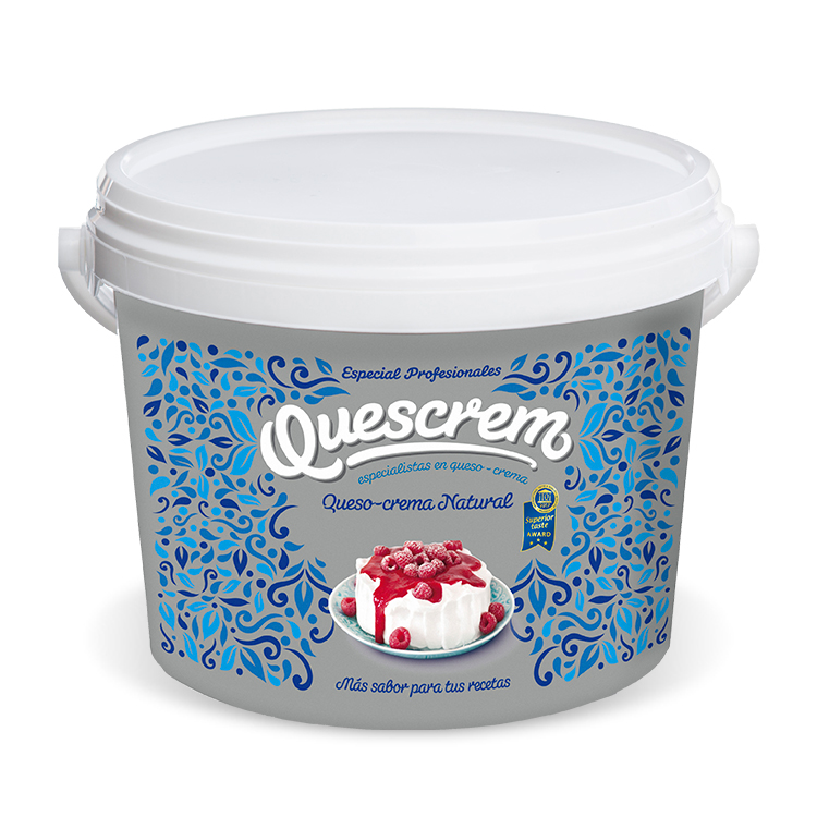 Queso Crema Natural 24% MG QUESCREM (2kg)
