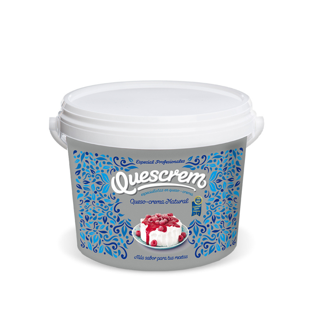 Queso Crema Natural 24% MG QUESCREM (2kg)