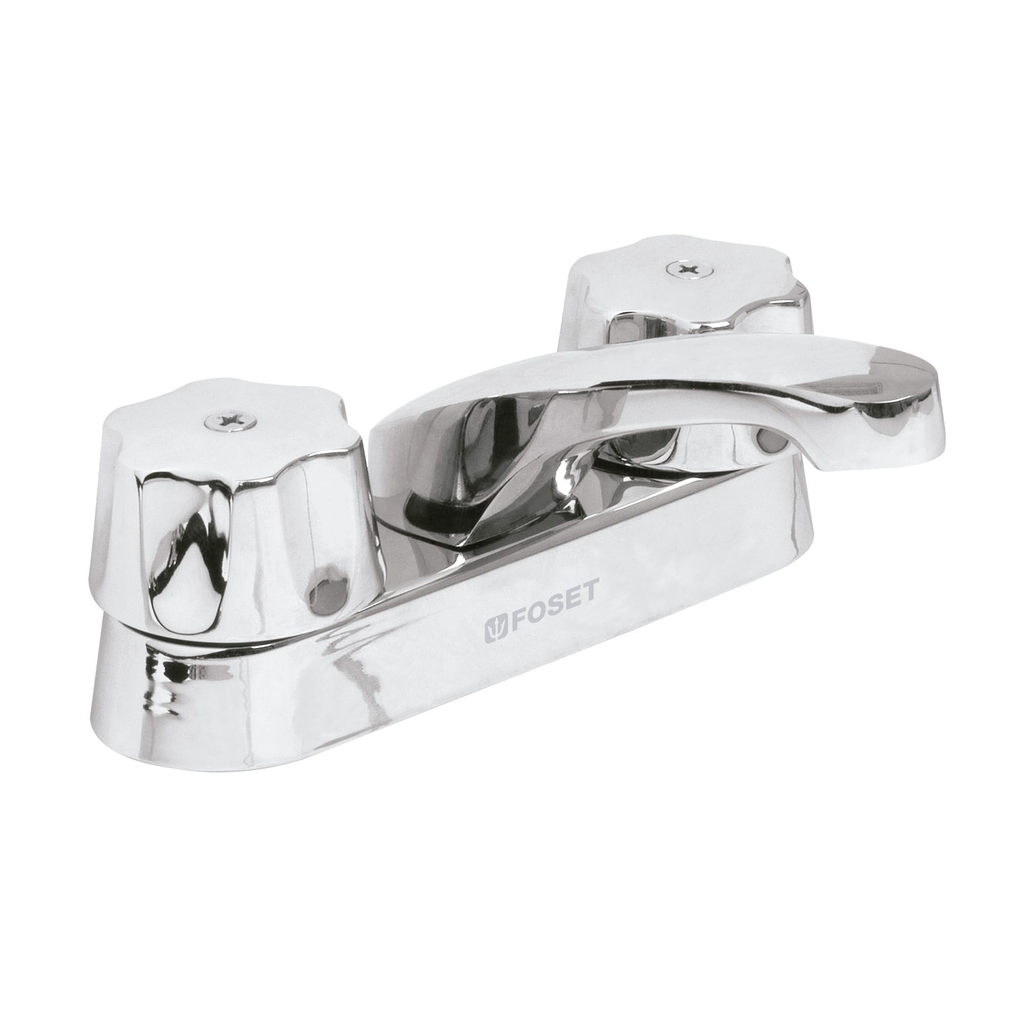 Mezcladora 4" para lavabo, nariz larga, cartucho cerámico