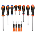 Juego de 8 desarmadores mango Comfort Grip y 6 de joyero