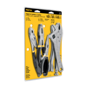 Juego de 4 pinzas y 1 llave ajustable mango de vinil, Pretul