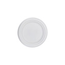 Plato Biodegradable en Pulpa de Caña Redondo 18cm (125u)