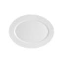 Fuente Oval C/Ala de Porcelana PERLA VISTA ALEGRE (37cm)