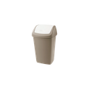 Cubo Plástico C/Tapa Abatible 9L AURORA TONTARELLI