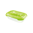 Contenedor Plástico P/Alimento Rectangular C/Tapa 1.15L TONTARELLI