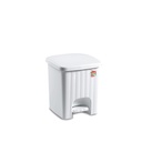 Cesto Plástico Cuadrado C/Tapa y Pedal ELEGANCE STEFANPLAST (4,5L)