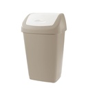 Cubo Plástico C/Tapa Abatible 50L AURORA TONTARELLI